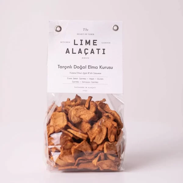 Lime Alaçatı Tarçınlı Doğal Elma Kurusu 150gr